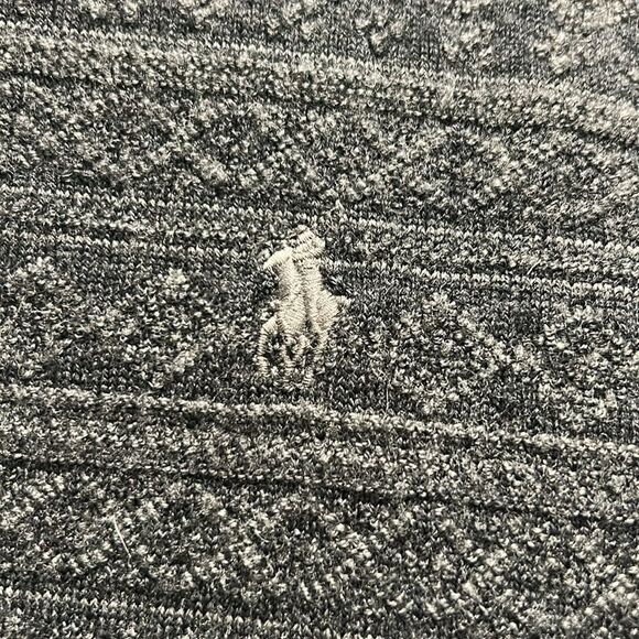 Polo Ralph Lauren Gray Wool Sweater, Size Large - Picture 5 of 8